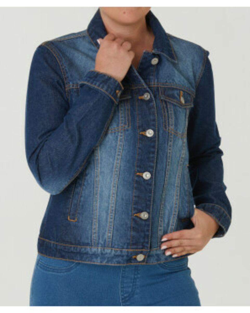 Bild 1 von Jeansjacke
       
      Janina Knopfleiste
   
      jeansblau dunkel