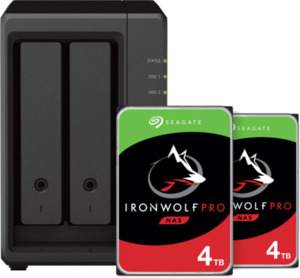 Synology DS723+ + Seagate Ironwolf 8 TB Pro (2x4 TB)