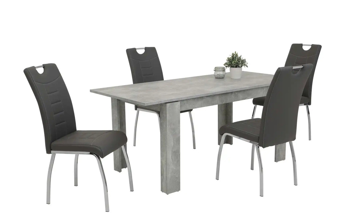 Bild 1 von Polsterstuhl Set Grau 2er Set