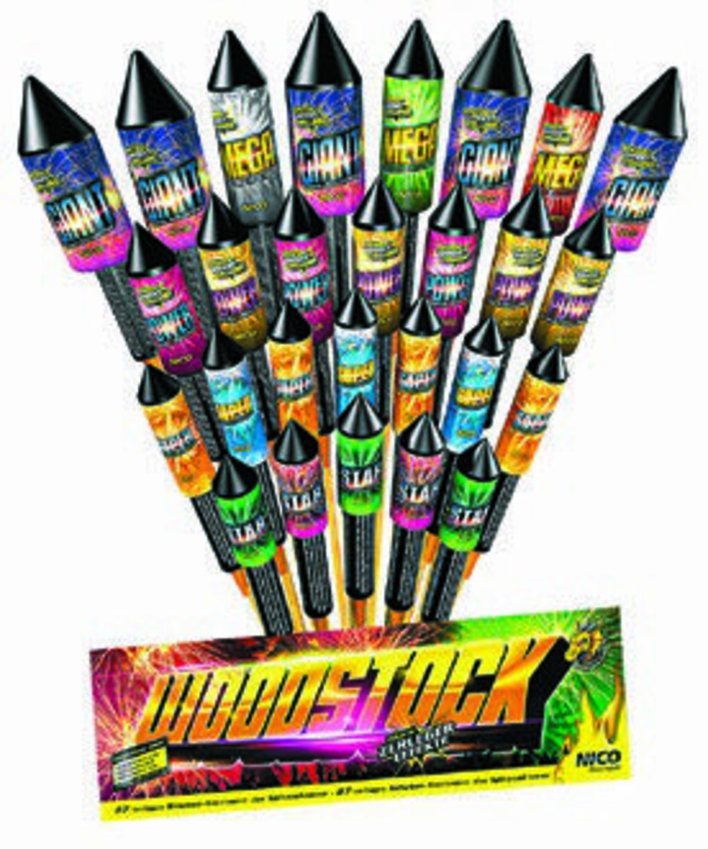 Bild 1 von NICO Woodstock 27-tlg. Raketen-Sortiment