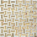 Bild 1 von Mosaik Marmor & Aluminium Greek Beige 30 cm x 30 cm