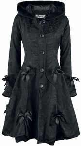 Poizen Industries Wintermantel - Alice Rose Coat - S bis 4XL - für Damen - Größe M - schwarz