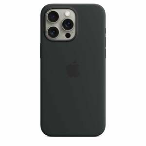 iPhone 15 Pro Max Silikon Case mit MagSafe - Schwarz