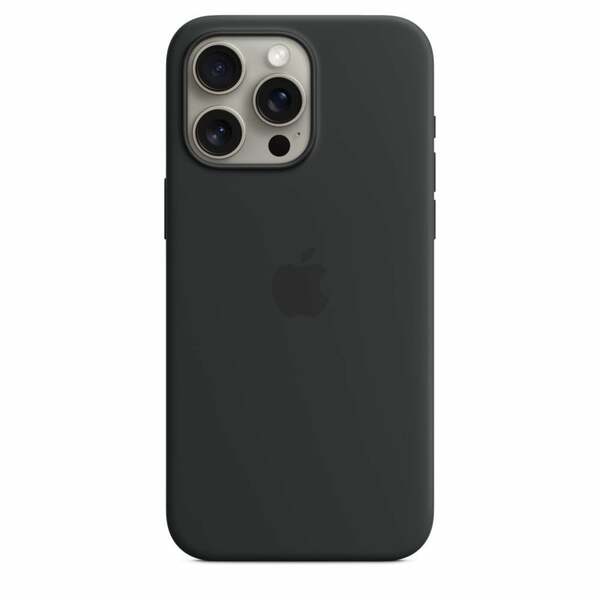 Bild 1 von iPhone 15 Pro Max Silikon Case mit MagSafe - Schwarz