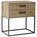 Bild 1 von Livetastic Nachtschrank, Eiche Artisan, Kunststoff, 2 Schubladen, 60x65x38.5 cm, Schlafzimmer, Nachttische