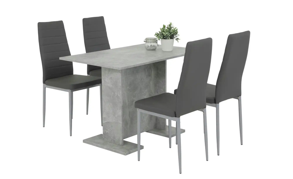 Bild 1 von Polsterstuhl Set Grau 2er Set