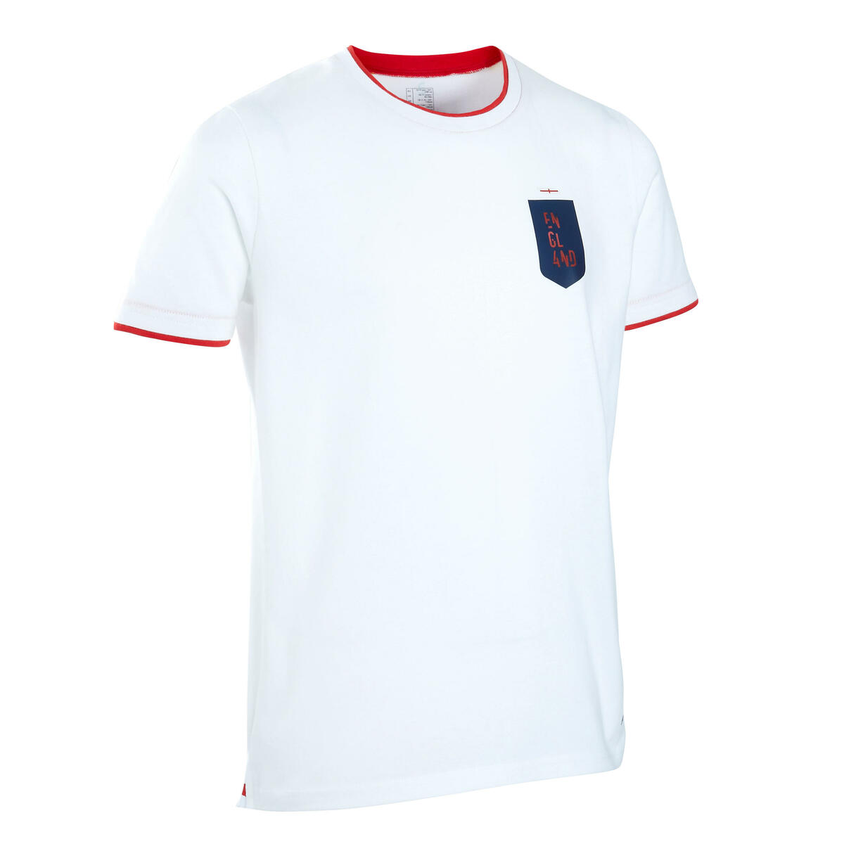 Bild 1 von Kinder Fussball Fanshirt England 2024 - FF100 Weiß