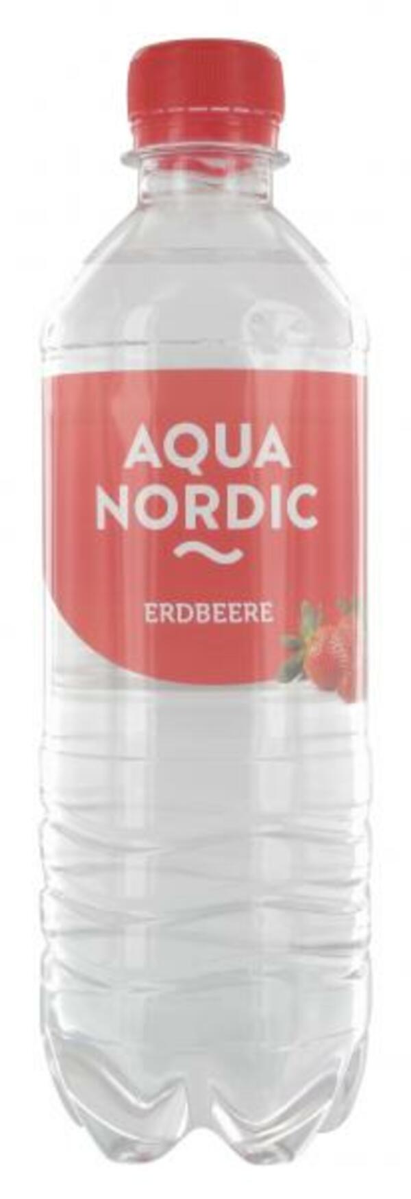 Bild 1 von Aqua Nordic Erfrischungsgetränk Erdbeere (Einweg)