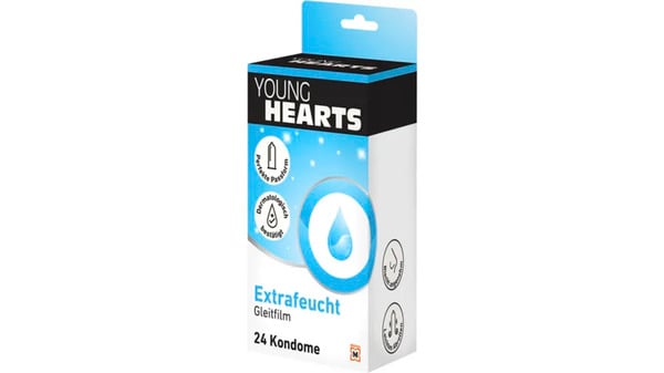 Bild 1 von YOUNG HEARTS Kondome Extrafeucht