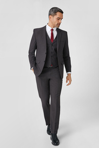 C&A Anzug mit Zweithose-Regular Fit-4 teilig, Grau, Größe: 25