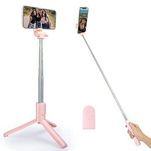 Selfie Stick,Ausziehbarer Verlängerungs-Selfie-Stick mit kab