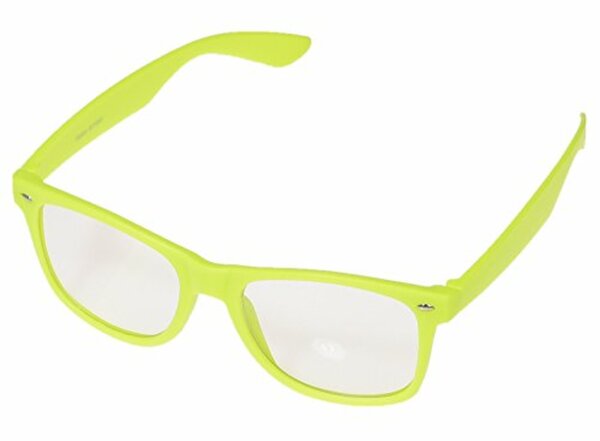 Bild 1 von Miobo Retro Sonnenbrille, verspiegelt, Nerd-Design, Unisex,