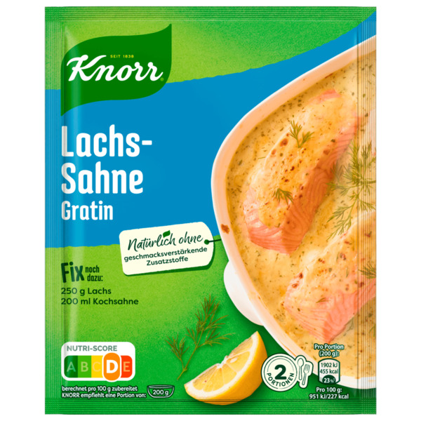 Bild 1 von Knorr Fix Lachs-Sahne Gratin 2 Portionen