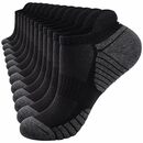 Bild 1 von TANSTC Sneaker Socken Herren Damen 6 Paar, Anti-Rutsch Baumwolle Low-Cut Sportsocken Laufsocken, Kurz Atmungsaktiv Füßlinge Arbeitssocken Tennissocken, 43-46 35-38 39-42 47-50, Schwarz Weiß Grau