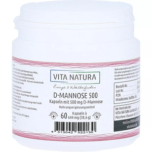 D-mannose Kapseln 500 mg 60 St