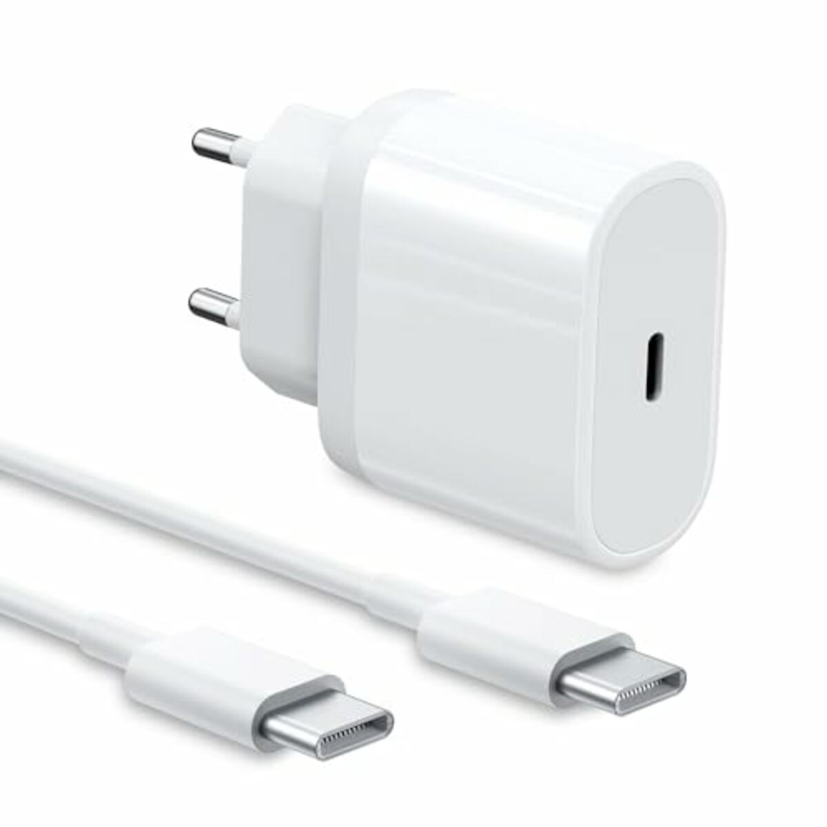 Bild 1 von USB C Netzteil 20W Ladegerät kompatibel für iPad Pro 12.9/11 inch 2021/2020/2018, iPad Air 4th 2020, iPad Mini 6 Generation, Pixle 5/4/3XL, Schnellladegerät mit 2m Ladekabel