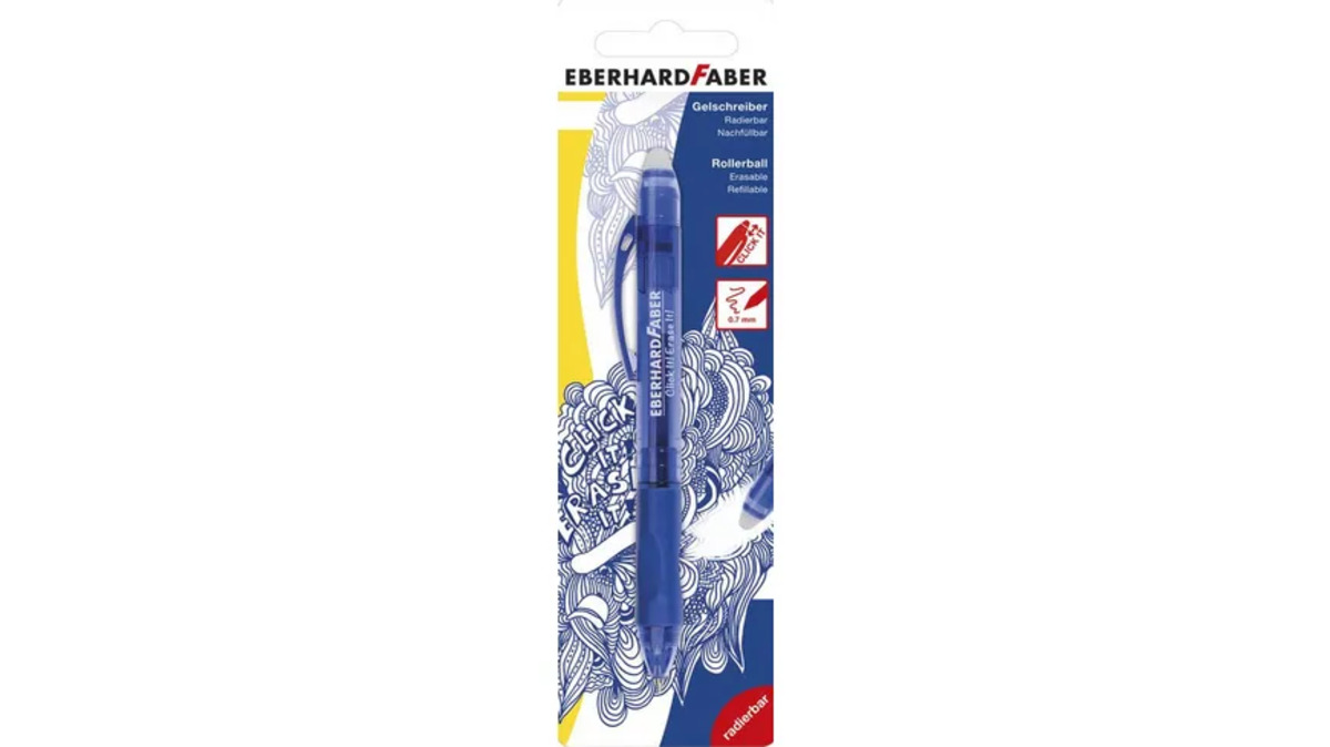 Bild 1 von EBERHARD FABER Gelschreiber Click it! Erase it!  Radierbarer Gelschreiber
