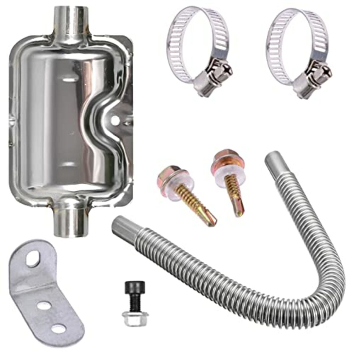 Bild 1 von 24MM Auspuff Schalldämpfe + 60CM Abgasschlauch für Stromerze