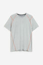 Bild 1 von H&M DryMove™ Trainings-T-Shirt Muscle Fit Pro Hellgraumeliert, Sport – T-Shirts in Größe M. Farbe: Light grey marl