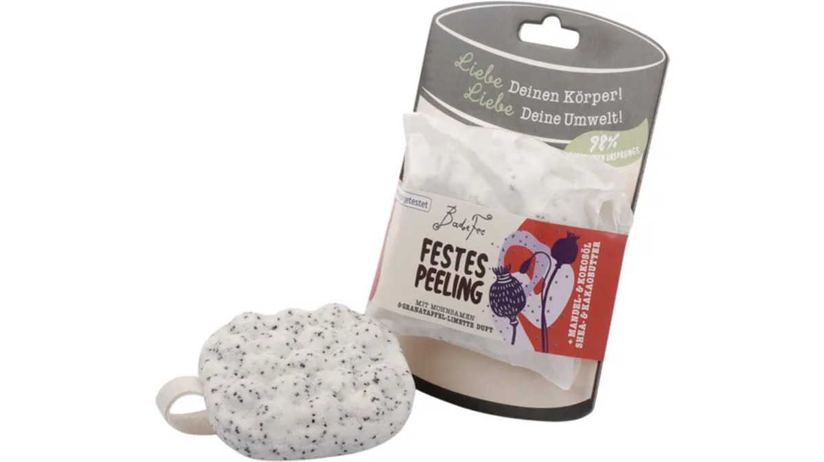 Bild 1 von BadeFee Festes Peeling Mohnsamen & Granatapfel-Limette