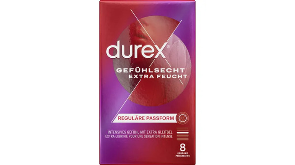 Bild 1 von Durex Gefühlsecht Extra Feucht Kondome 8St.