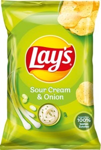 Lay's Chips Sour Cream & Onion (150 g)