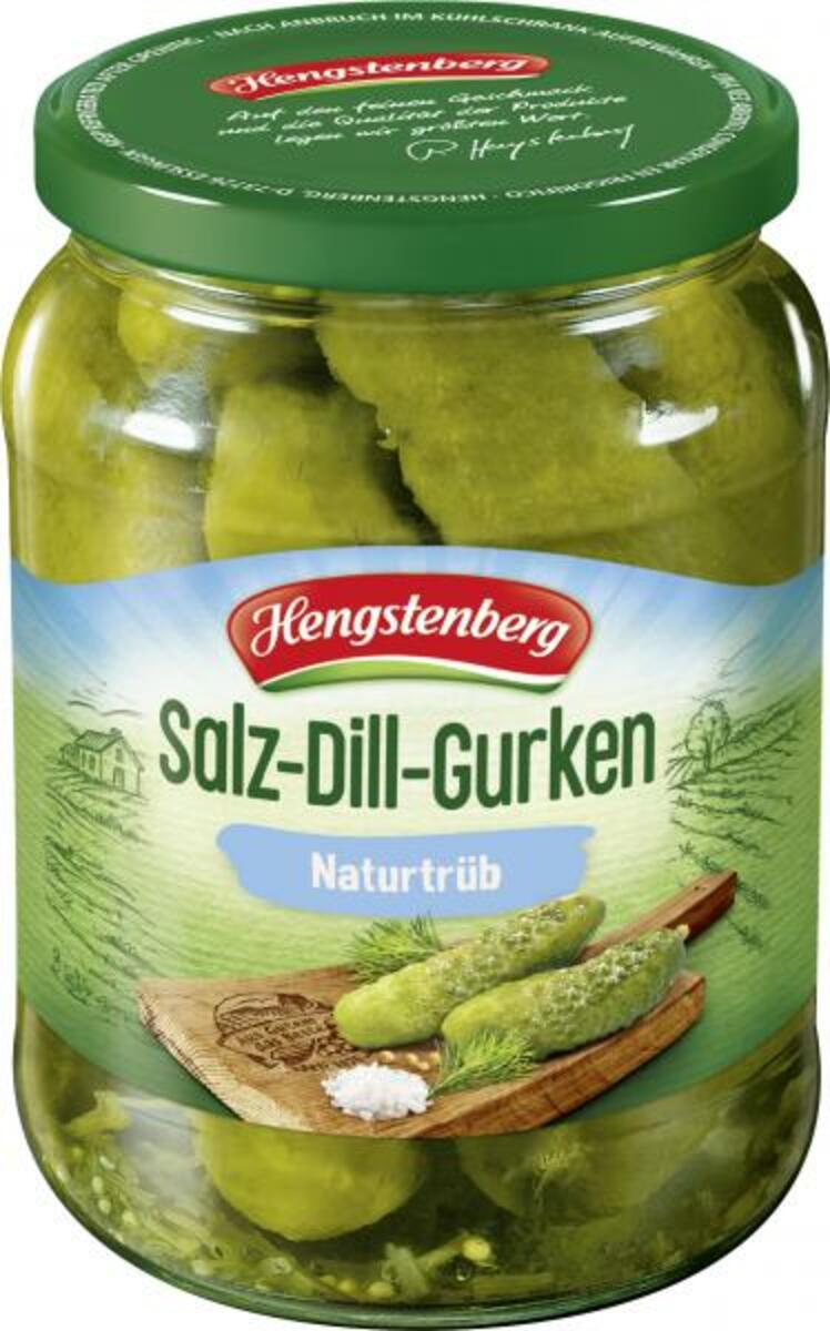 Bild 1 von Hengstenberg Salz-Dill-Gurken Naturtrüb