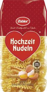 Zabler Hochzeit Nudeln Spirelli