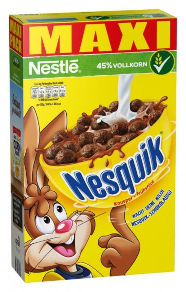 Bild 1 von Nestlé Nesquik Knusper-Frühstück Cerealien mit Vollkorn