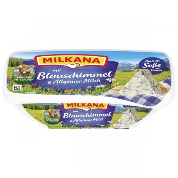 Bild 1 von Milkana Schmelzkäse mit Blauschimmel & Allgäuer Milch
