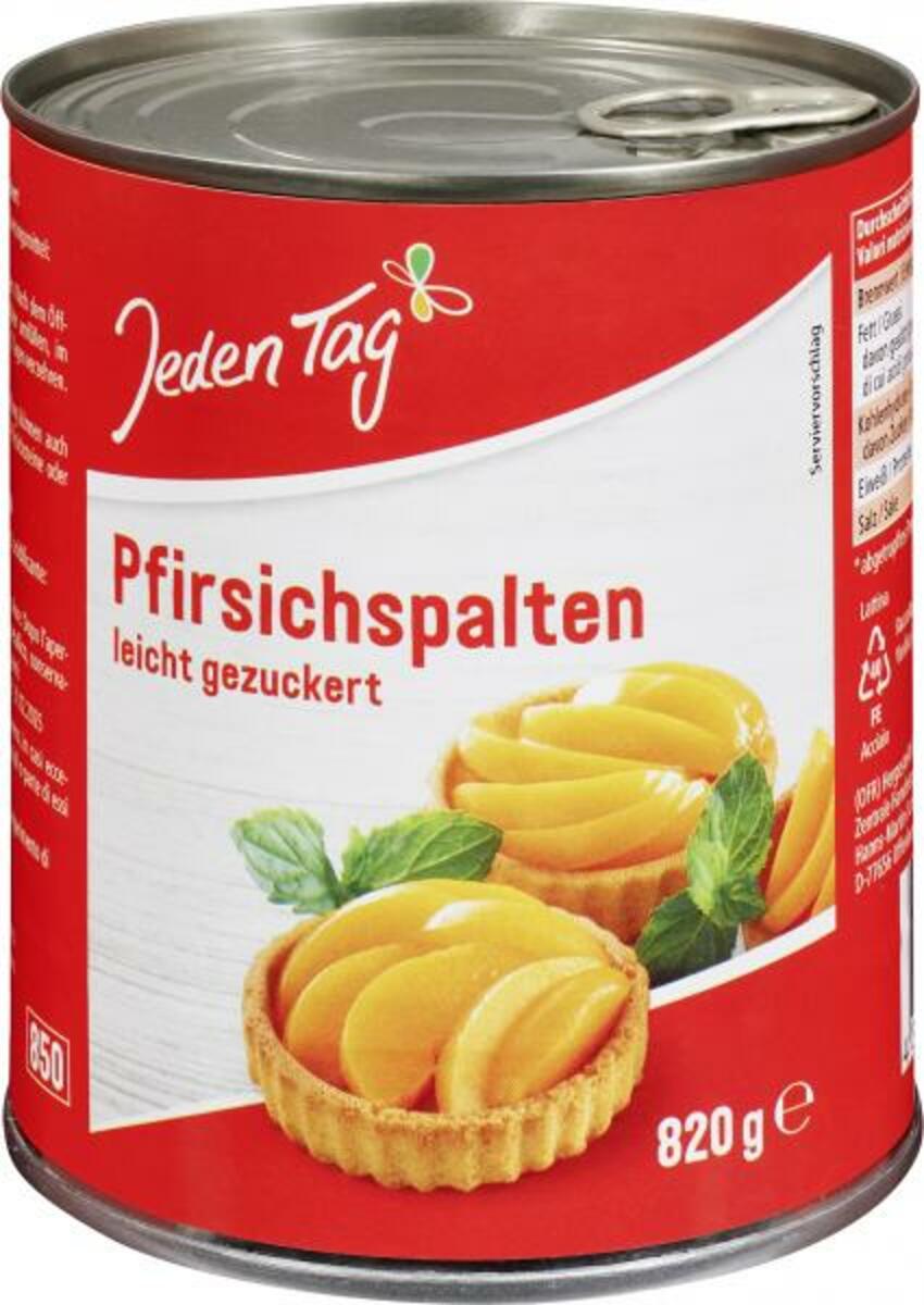 Bild 1 von Jeden Tag Pfirsichspalten leicht gezuckert