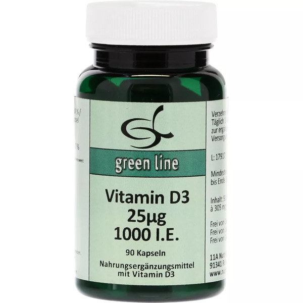 Vitamin D3 25 µg 1.000 I.E. Kapseln 90 St ansehen!