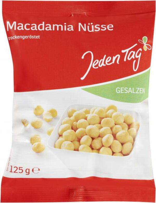 Bild 1 von Jeden Tag Macadamia-Nüsse