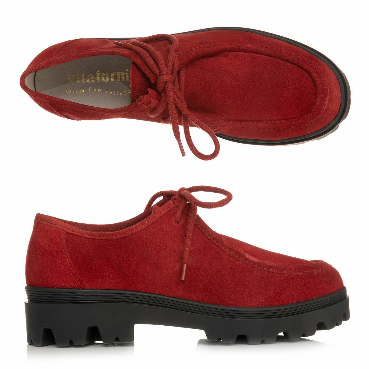 Bild 1 von VITAFORM Damen-Halbschuh Veloursleder Shock Absorber Sohle Finja