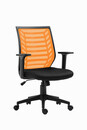 Bild 1 von FEMO höhenverstellbarer Drehstuhl FM-2507 Mesh schwarz/orange