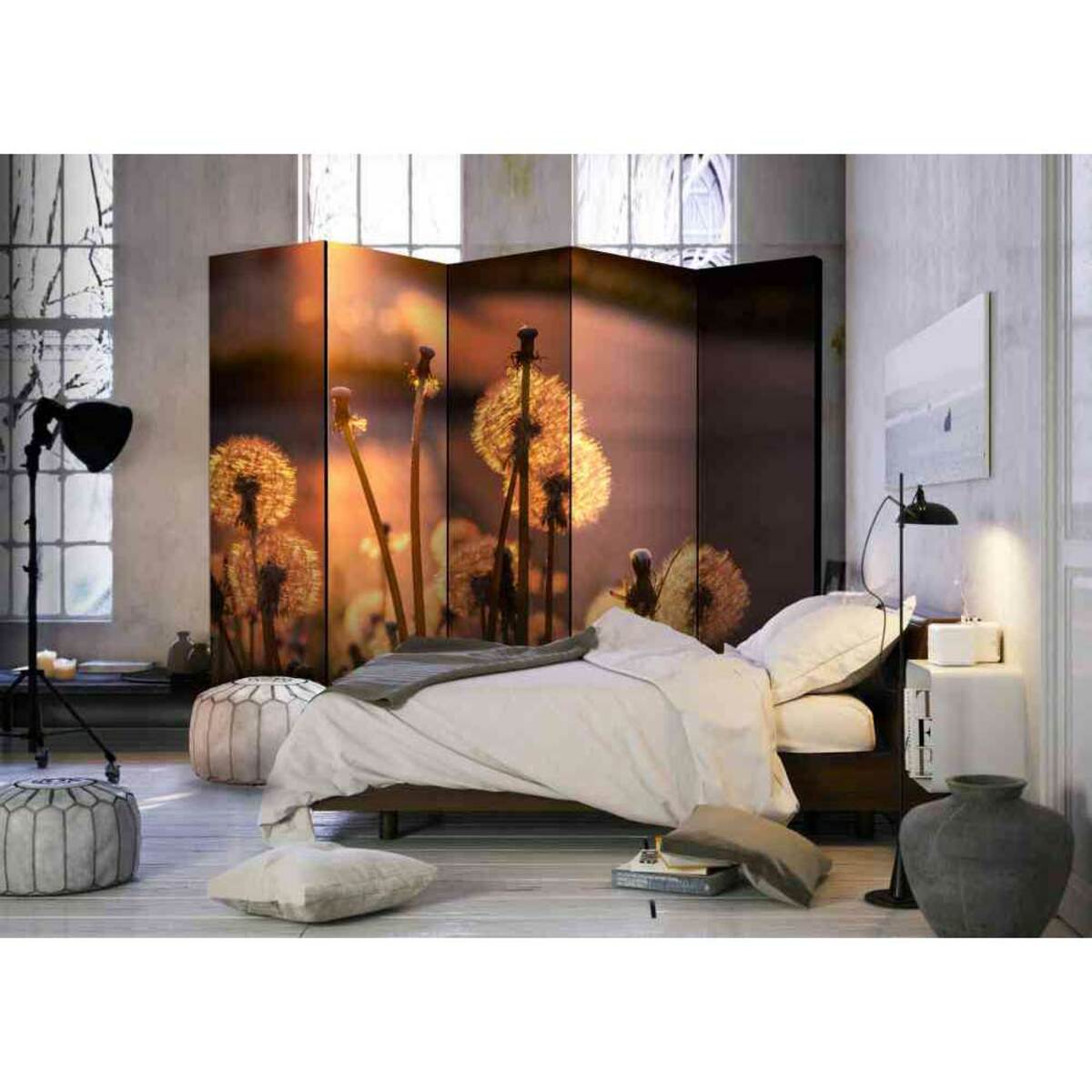 Bild 1 von Spanische Wand mit Pusteblumen Wiese 225 cm breit