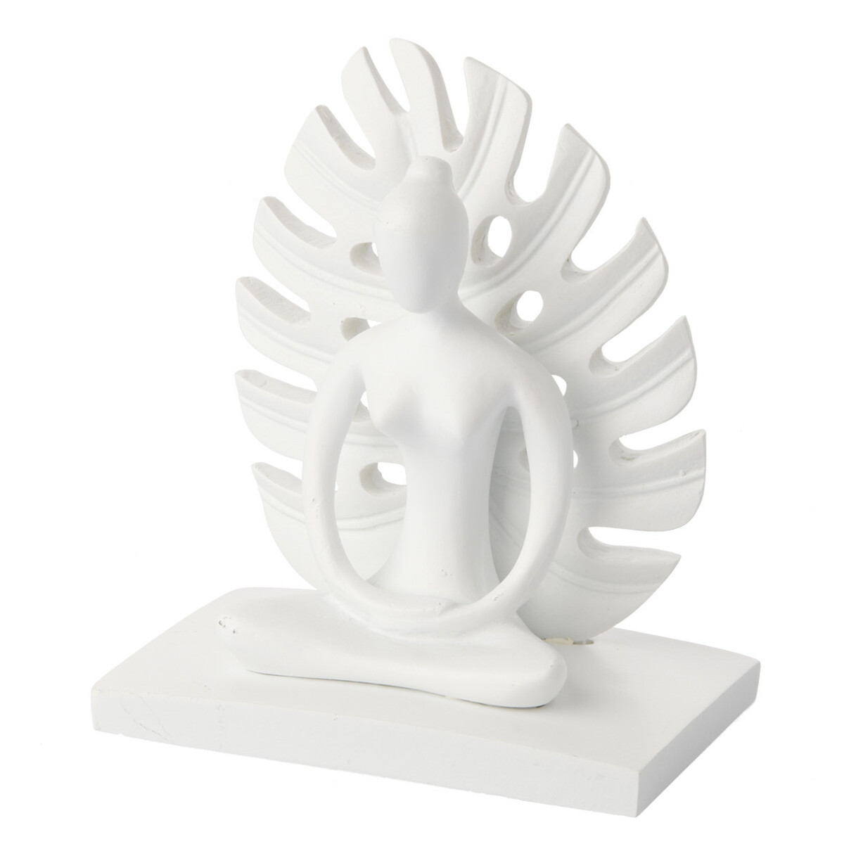 Bild 1 von Deko-Figur Yoga Lady WEISS