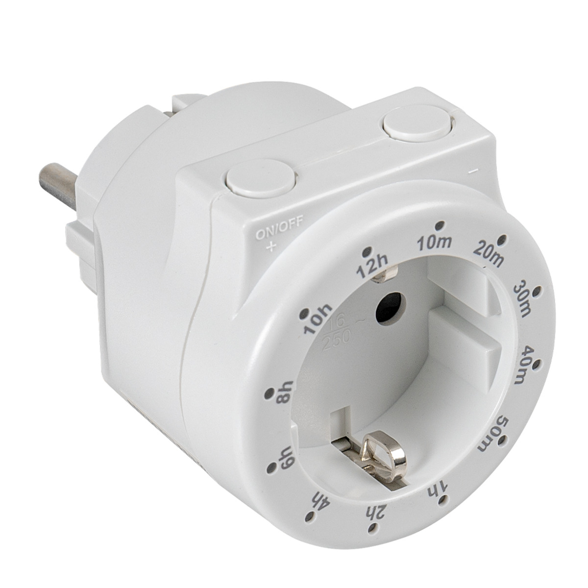 Bild 1 von Powertec Electric Steckdosenadapter mit Zeitschaltuhr