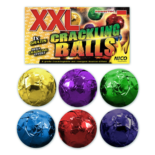 Bild 1 von Nico Feuerwerk/Powertec XXL-Crackling-Balls