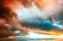 Bild 1 von Papermoon Fototapete "Dramatic Sunset"