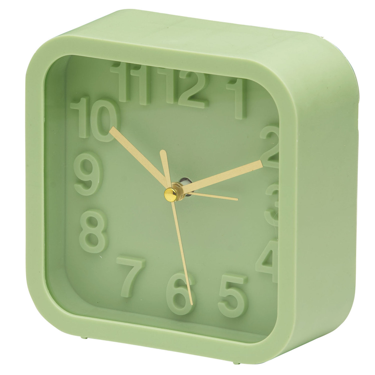 Bild 4 von AMARE Schlafzimmer Wecker skandinavisch Agenta 13 x 13 x 5 cm, Pastell Grün