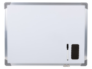 UNITED OFFICE® Whiteboard, mit magnetischem Trockenschwamm und Whiteboardmarker