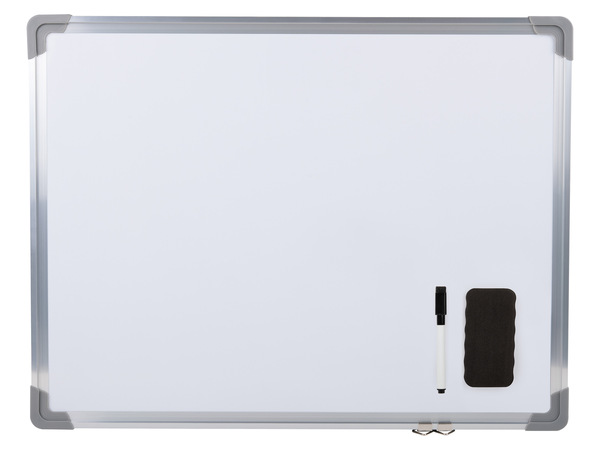 Bild 1 von UNITED OFFICE® Whiteboard, mit magnetischem Trockenschwamm und Whiteboardmarker
