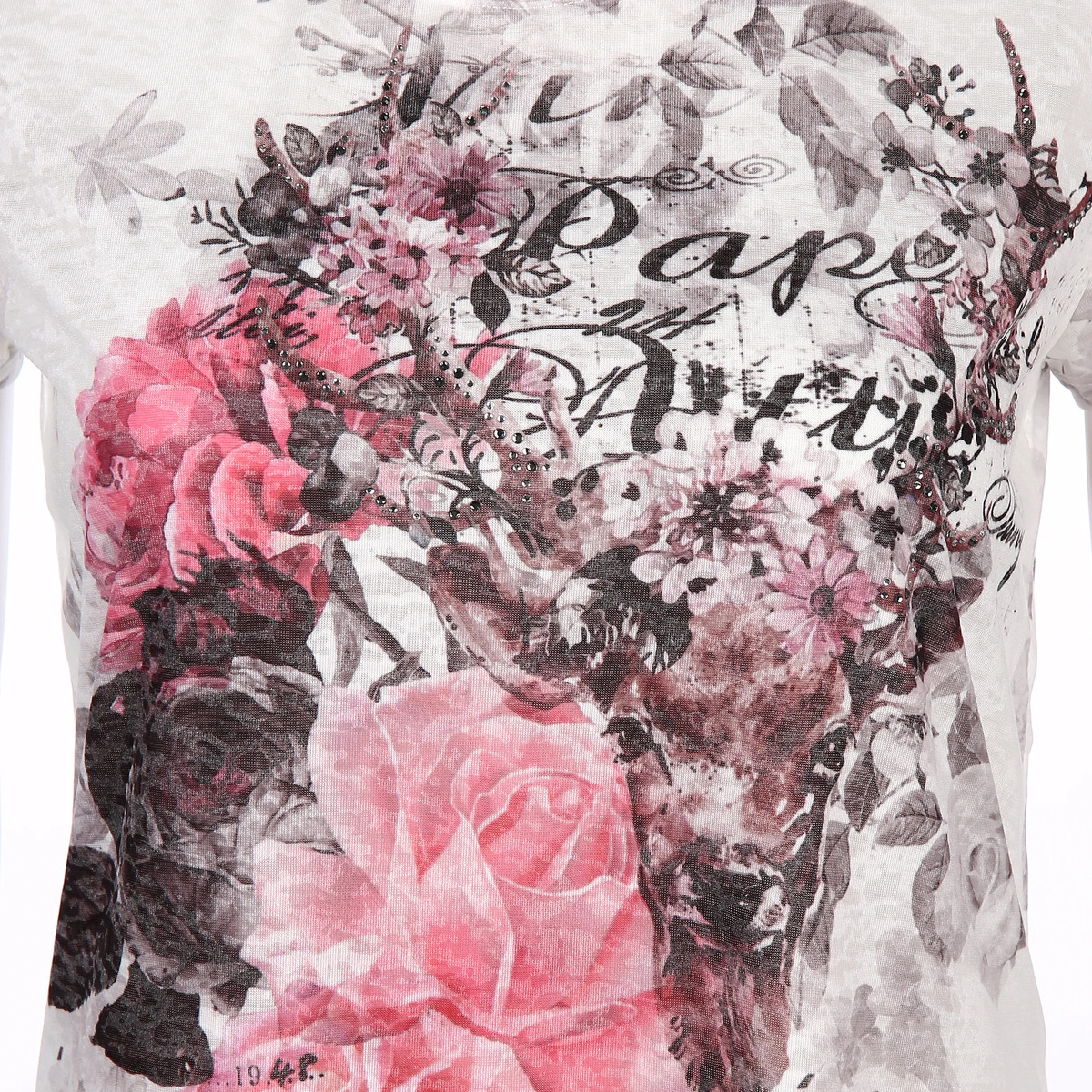 Bild 3 von Damen Trachtenshirt mit tollem Print
                 
                                                        Weiß