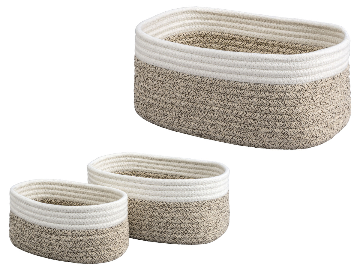 Bild 1 von LIVARNO home Aufbewahrungskorb, aus Bio-Baumwolle