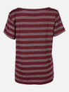 Bild 2 von Only ONLALEXA S/S V-NECK T Shirt mit Glitzerstreifen
                 
                                                        Rot