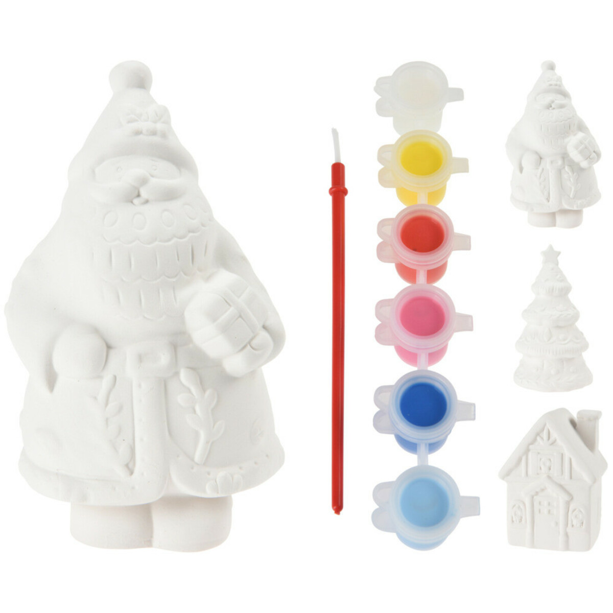 Bild 1 von Weihnachtsfigur bemalbar mit Pinsel und Farben