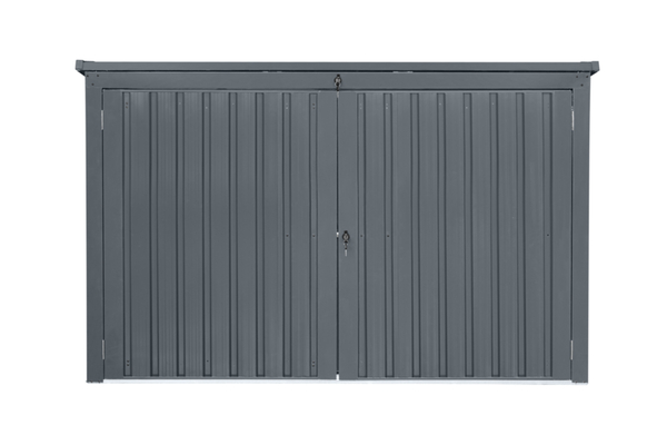 Bild 3 von HC Garten & Freizeit Mülltonnenbox mit Abdeckung 3 x 240L anthrazit