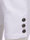 Bild 3 von Damen Capri Hose mit seitlichen Knöpfen
                 
                                                        Weiß