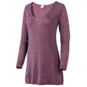 MANOU Longpullover mit Glitzer Effekt